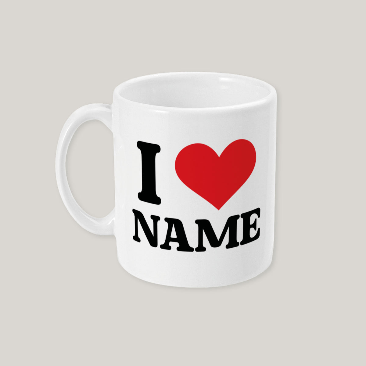 Personalised I Love Mug