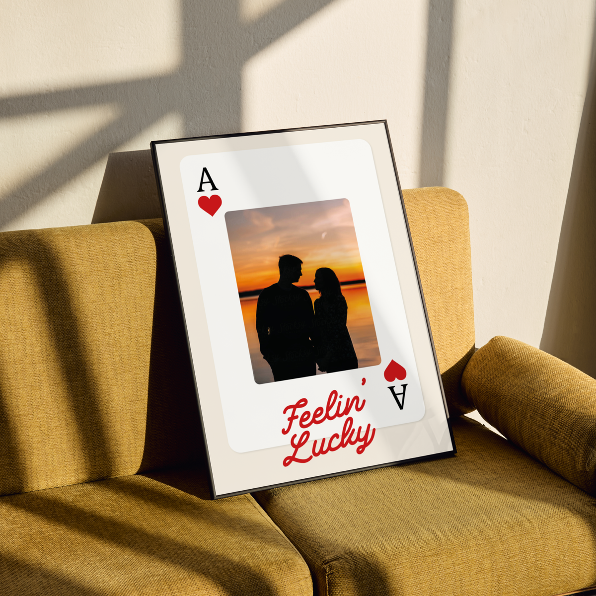 Personalised Playing Card Poster