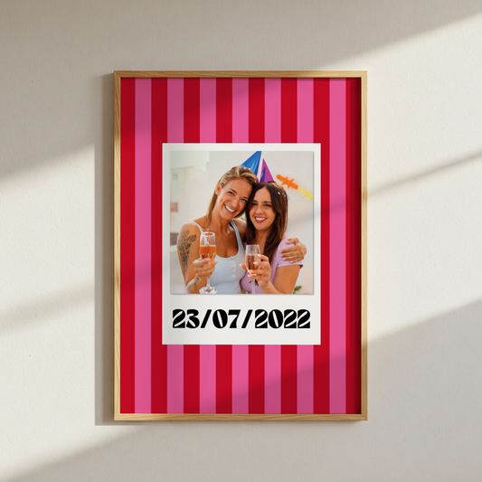 Personalised Scrapbook Photo Poster