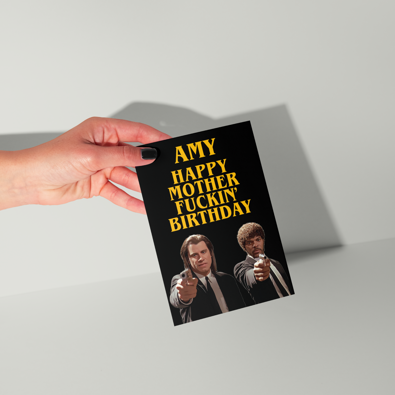 Pulp Fiction Personalised Birthday Card
