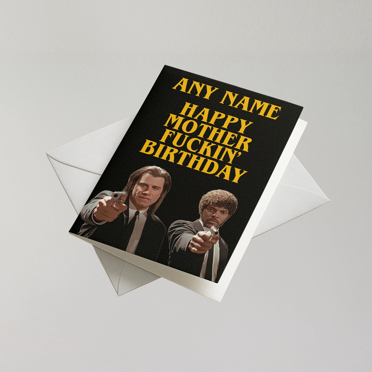 Pulp Fiction Personalised Birthday Card