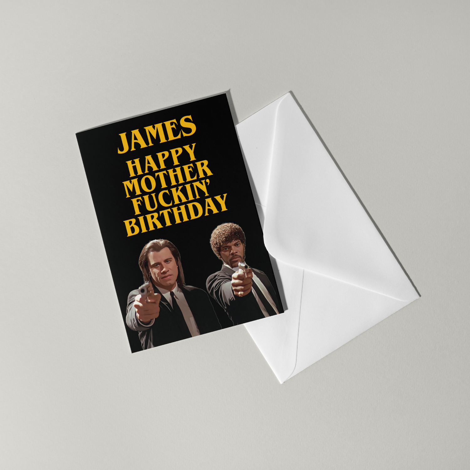Pulp Fiction Personalised Birthday Card