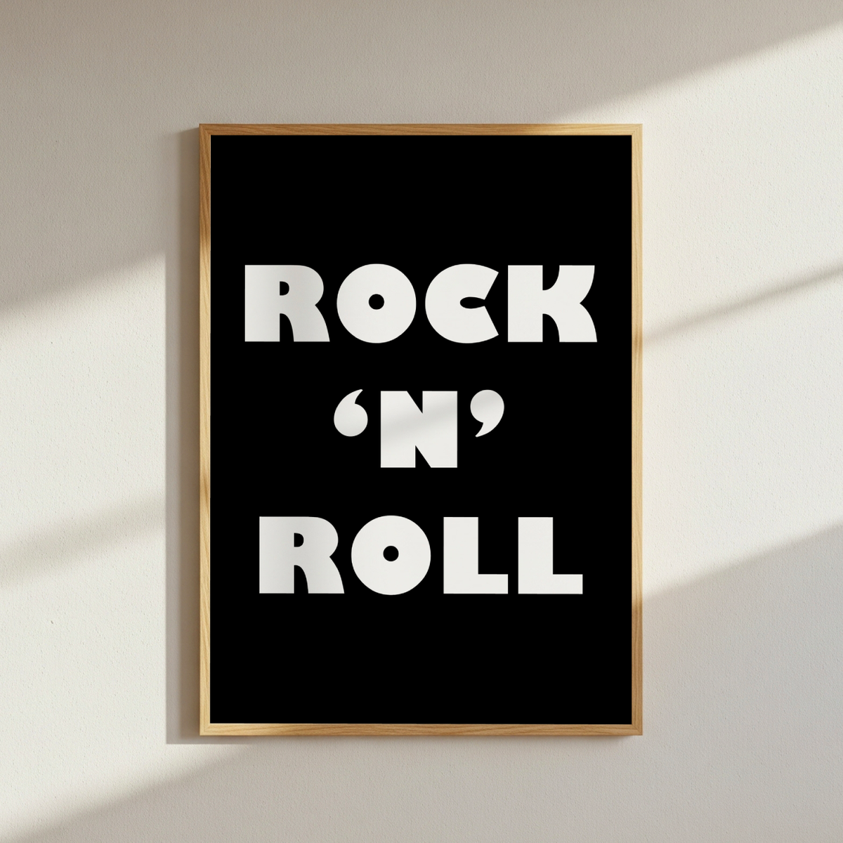 Rock & Roll Poster