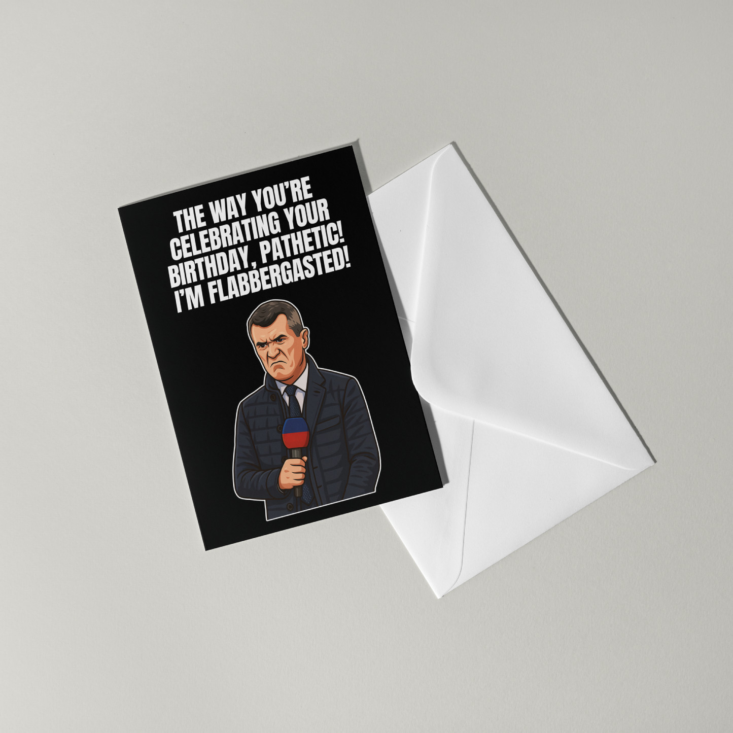 Funny Roy Keane Birthday Card