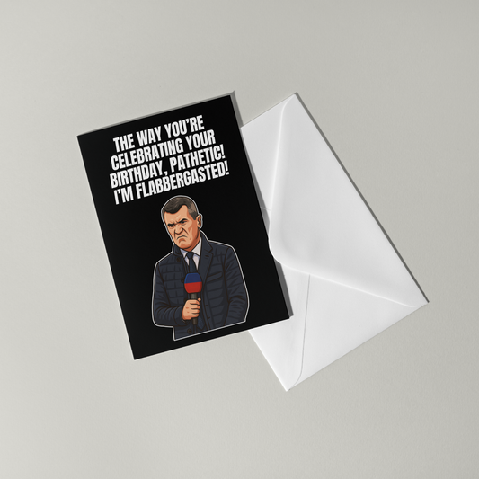 Funny Roy Keane Birthday Card