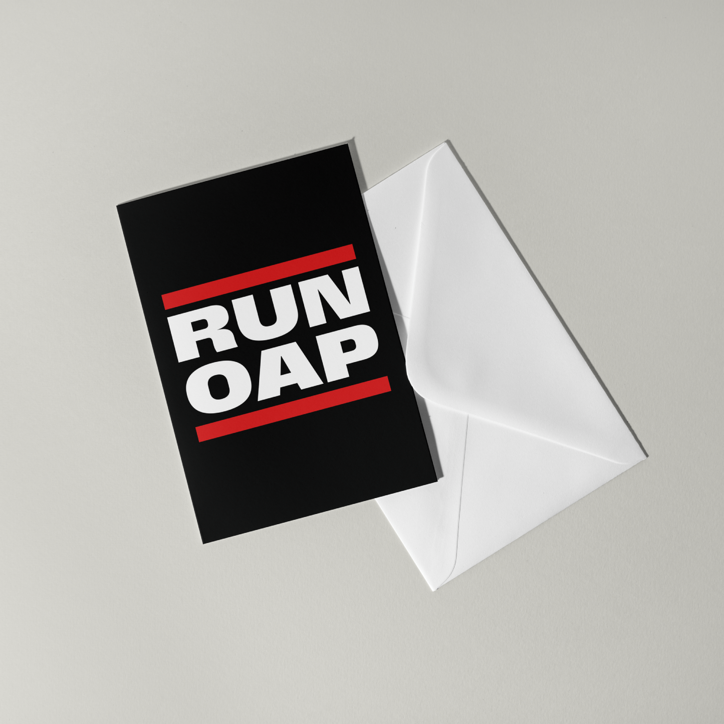 Funny Run DMC Birthday Card
