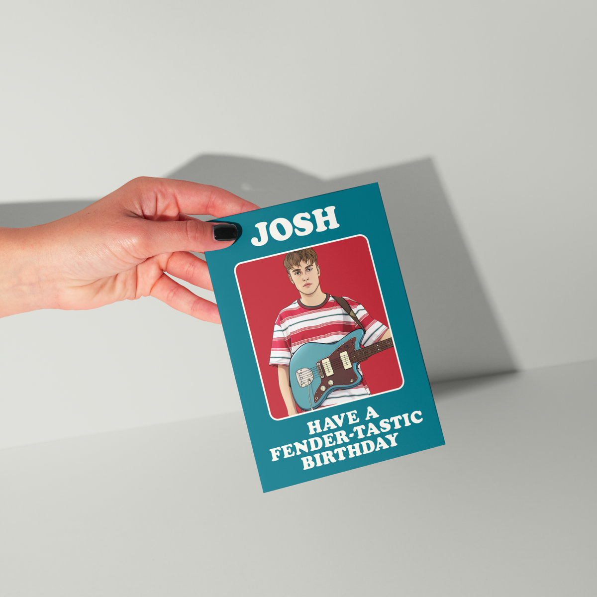 Sam Fender Personalised Birthday Card