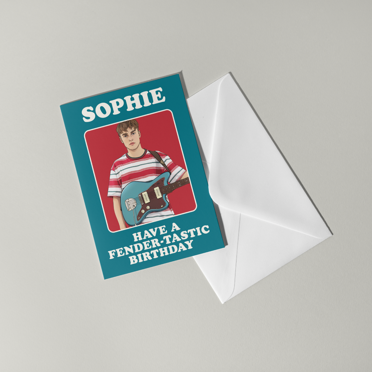 Sam Fender Personalised Birthday Card