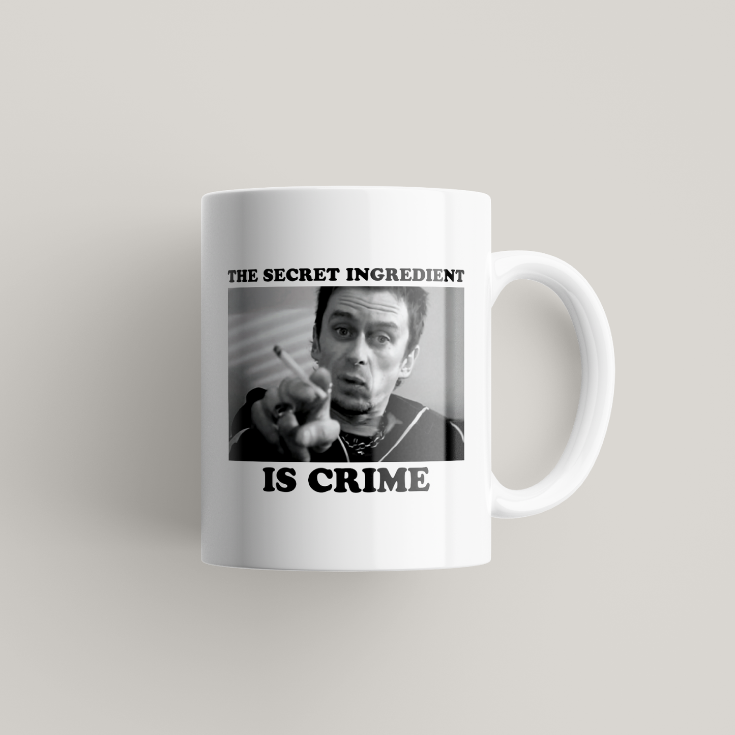 Funny Super Hans Peep Show Mug