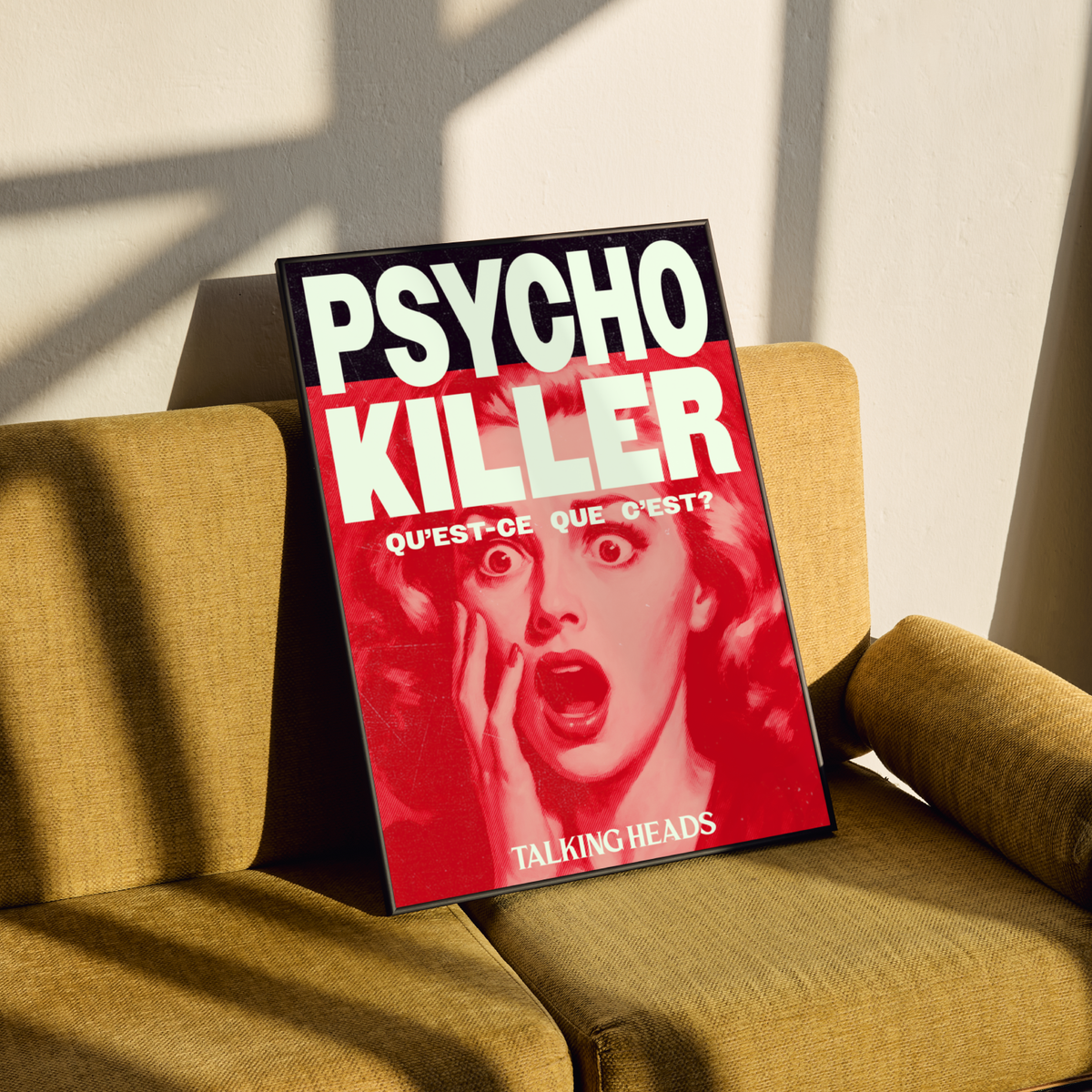 Talking Heads Psycho Killer Poster