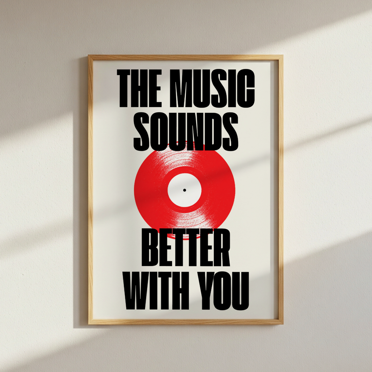 The Music Sounds Better With You Poster