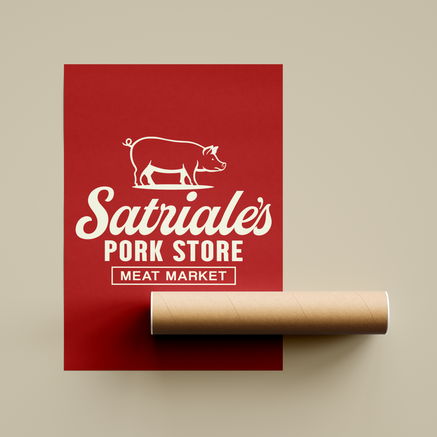 The Sopranos Satriales Pork Store Poster