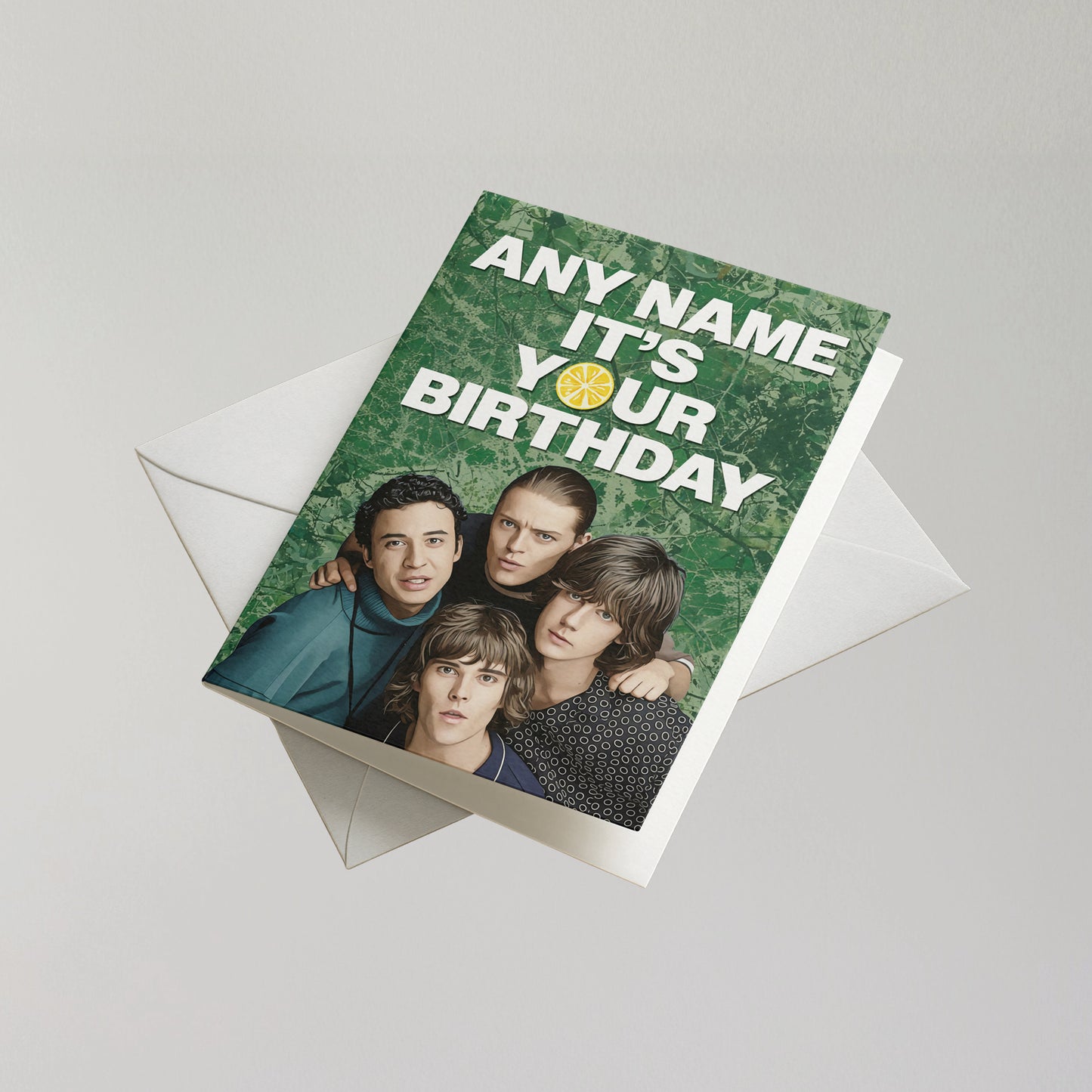 The Stone Roses Personalised Birthday Card
