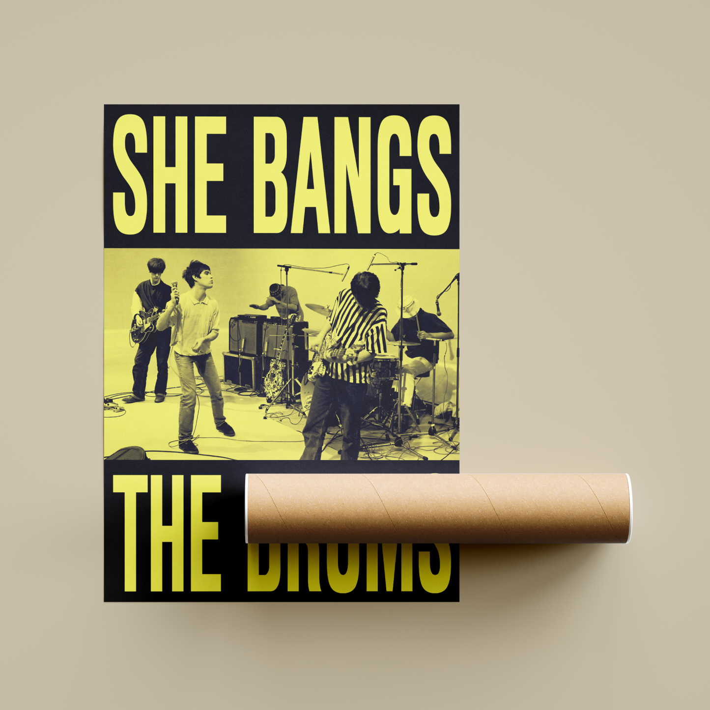 The Stone Roses She Bangs The Drums Poster