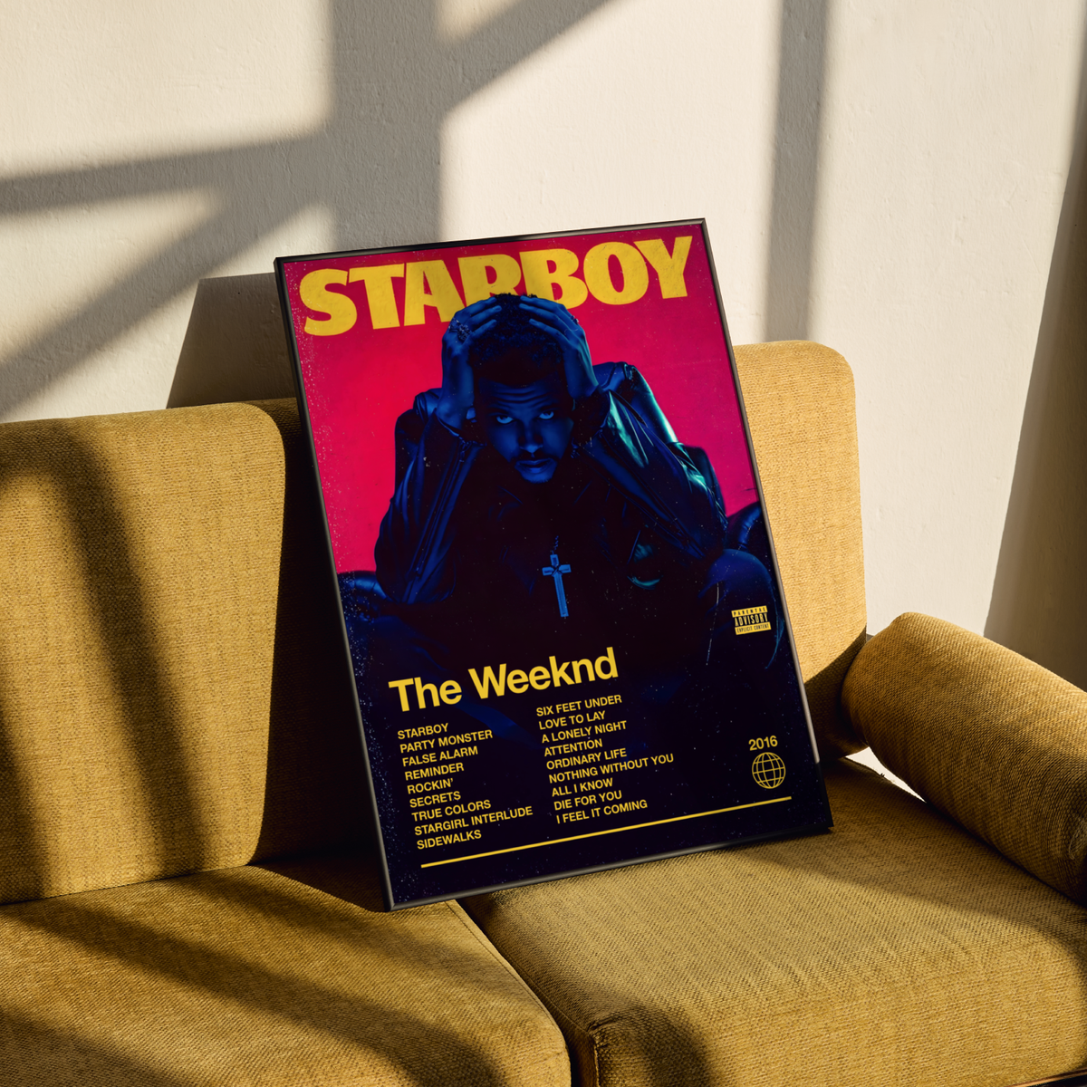 The Weeknd Starboy Album Poster