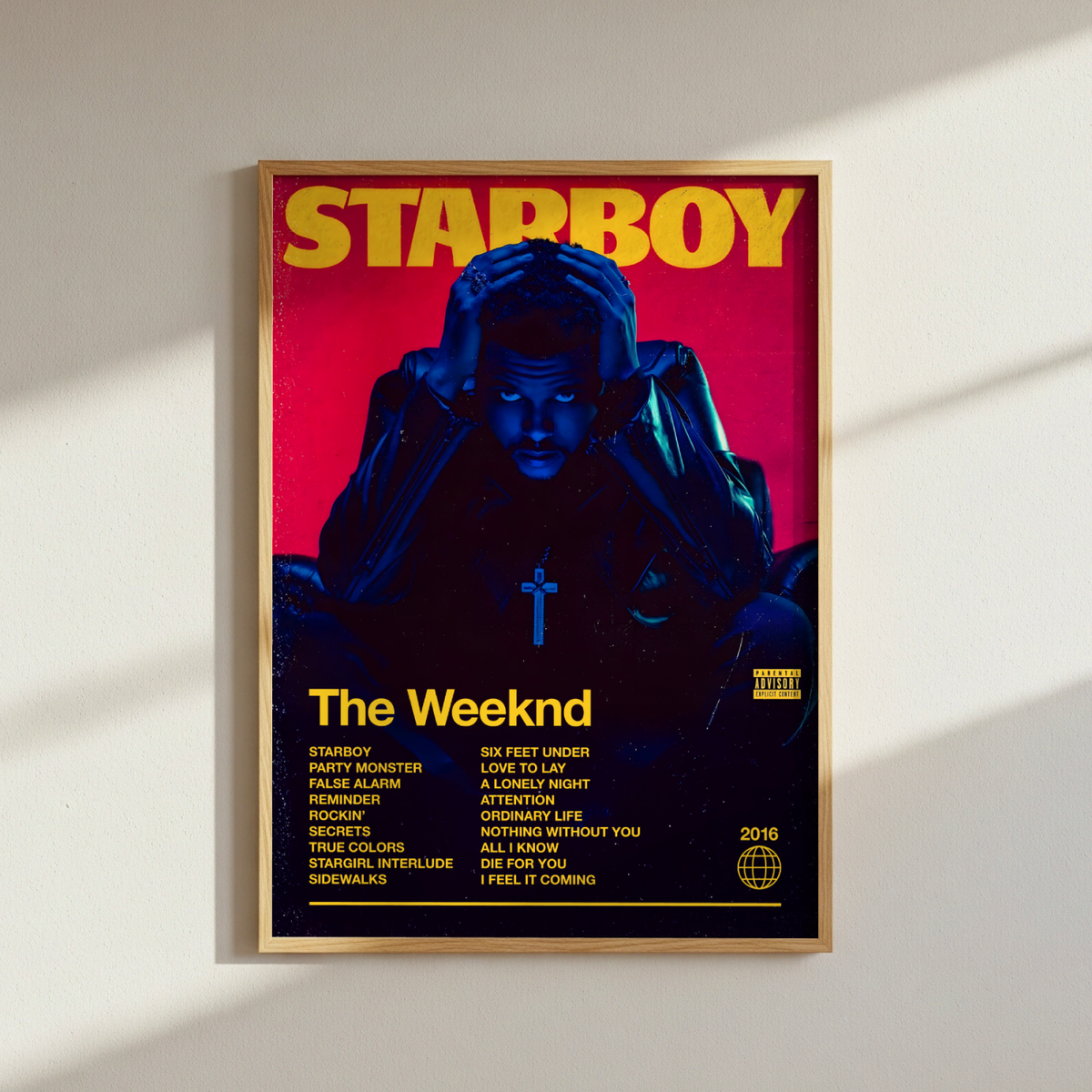 The Weeknd Starboy Album Poster