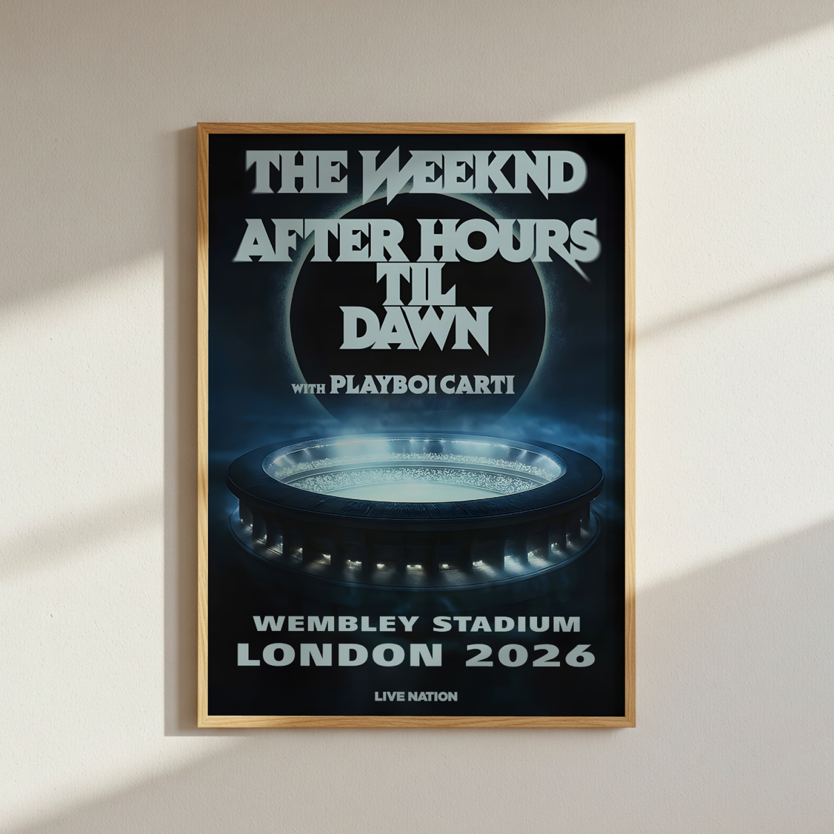 The Weeknd Tour Poster 2026