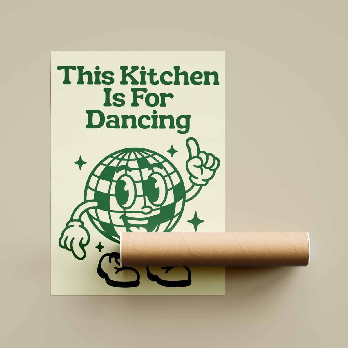 This Kitchen Is For Dancing Poster