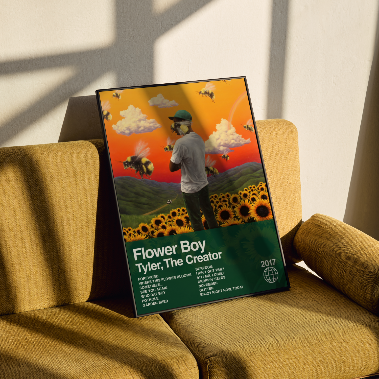 Tyler The Creator Flower Boy Album Poster