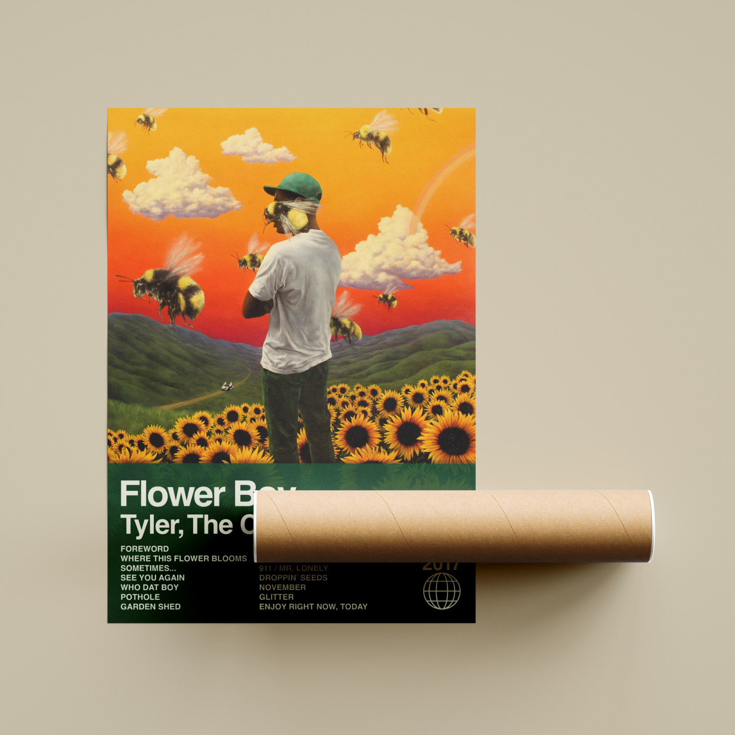 Tyler The Creator Flower Boy Album Poster