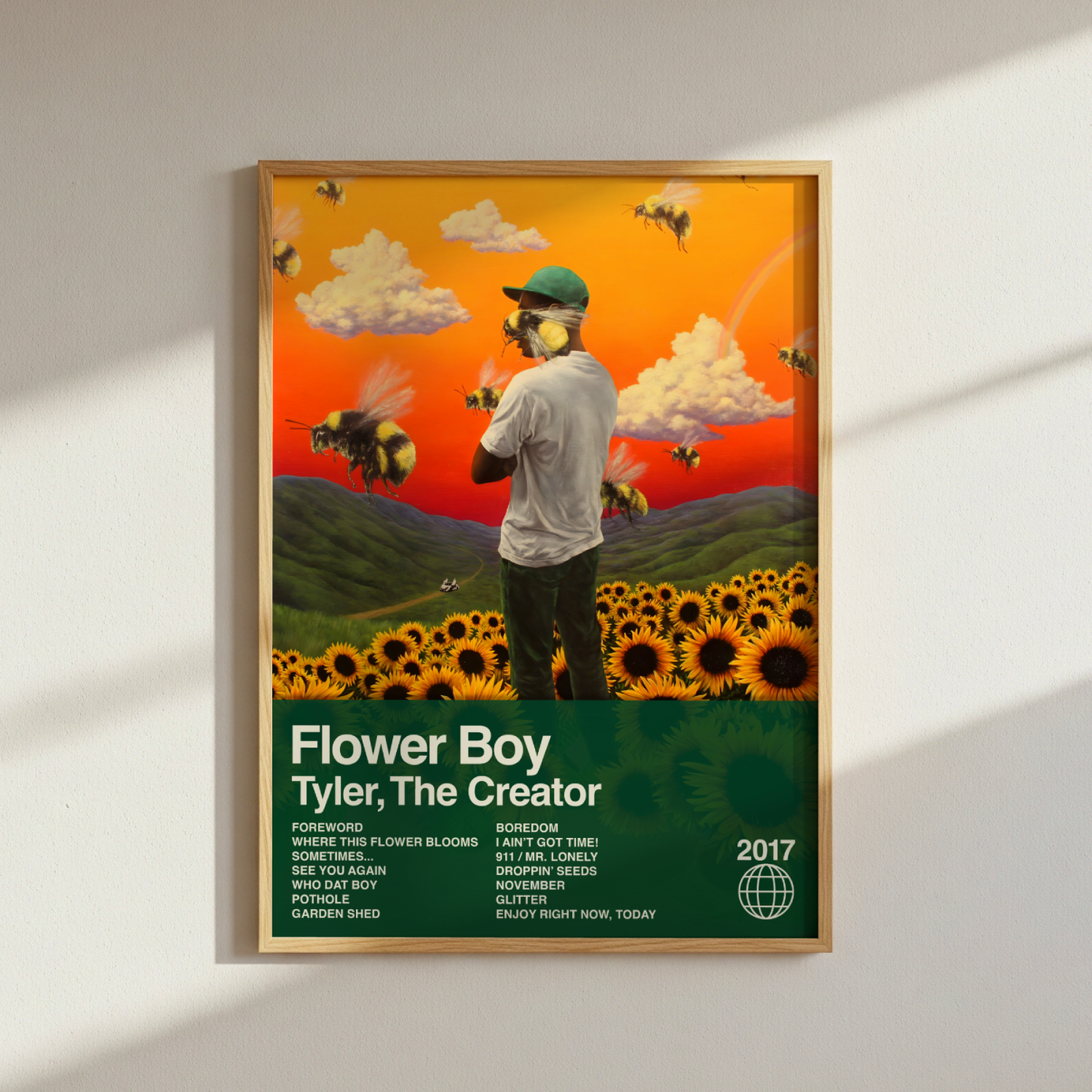 Tyler The Creator Flower Boy Album Poster