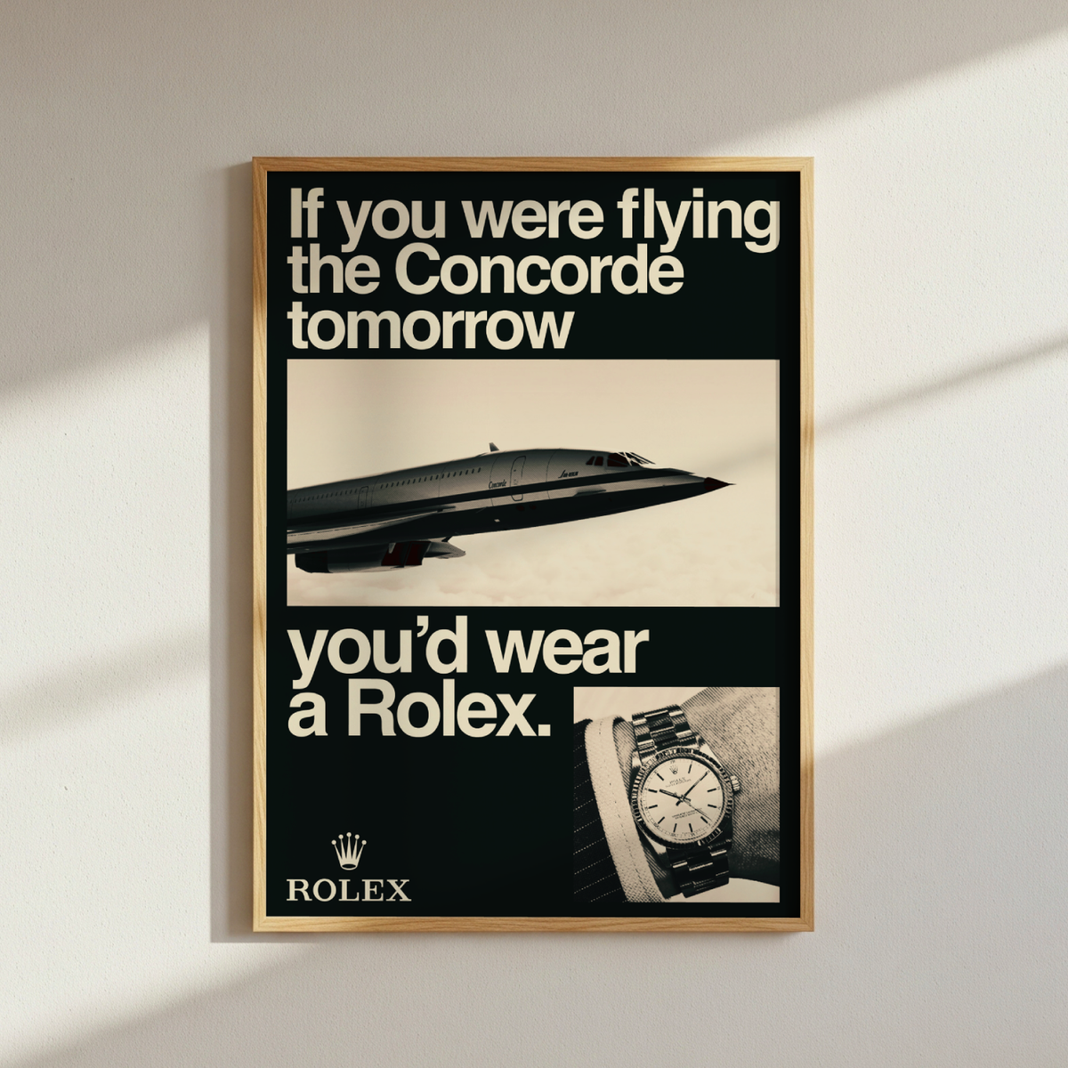 Vintage Rolex Poster