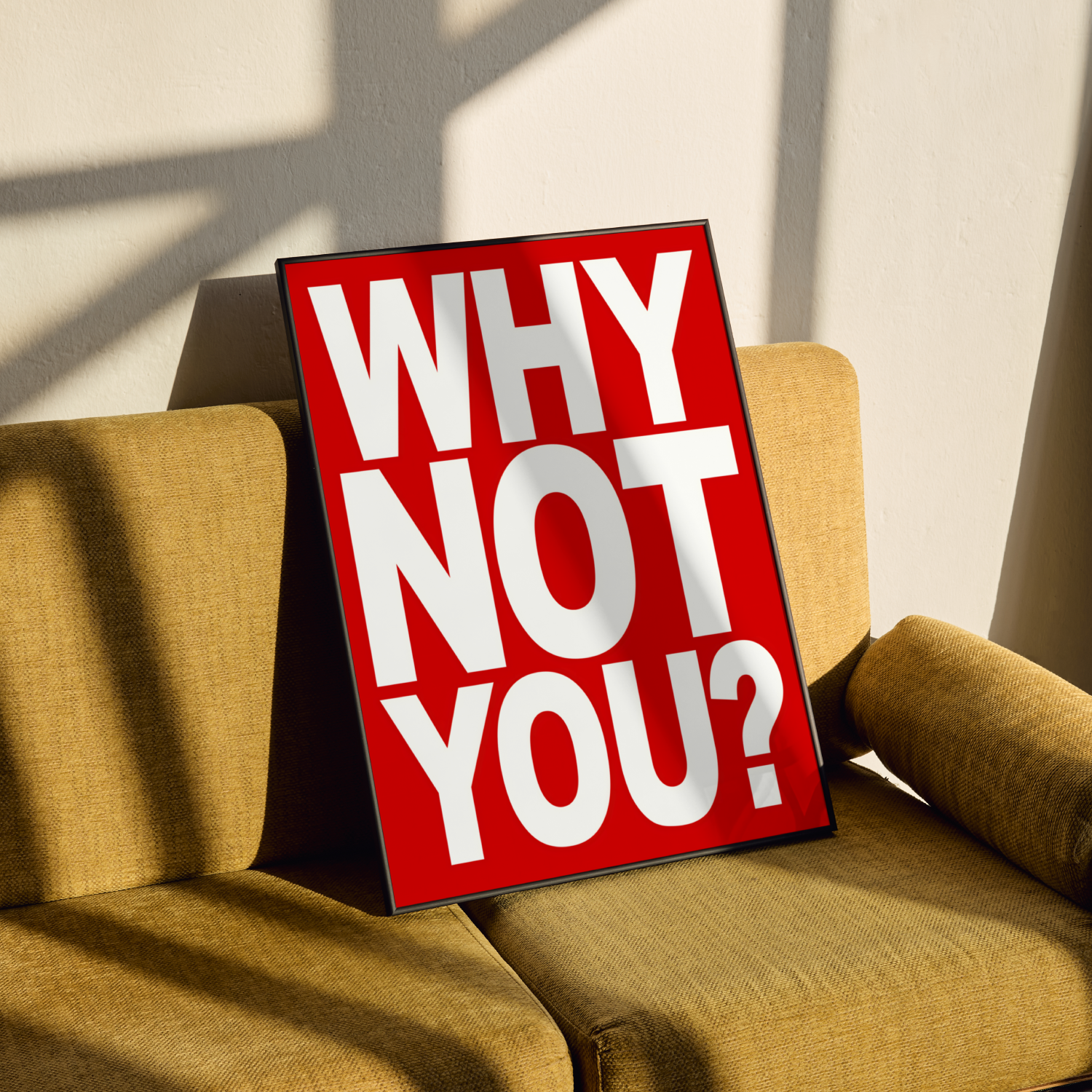 Why Not You Quote Poster